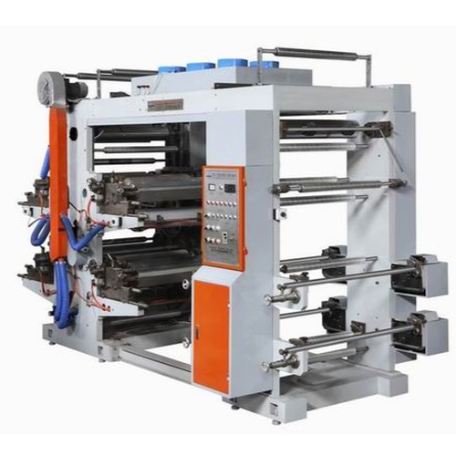 Máquina impresora flexográfica de 4 colores