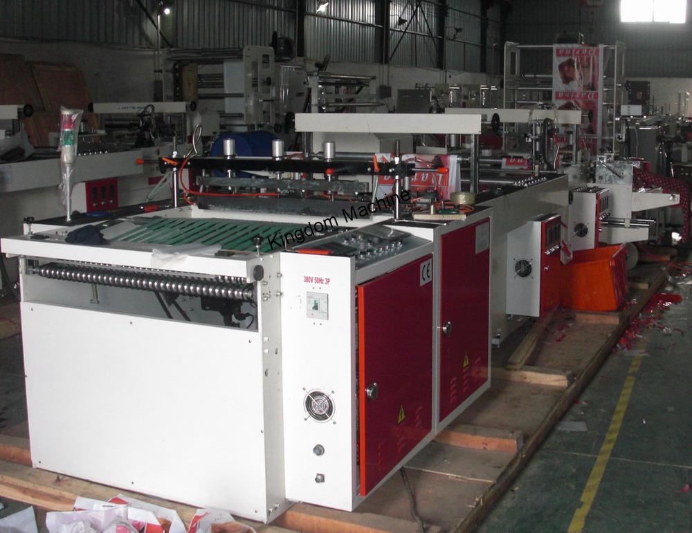 Maquina-para-fabricar-bolsas-conmanija Máquina confeccionadora para fabricar bolsas con manija de plástico