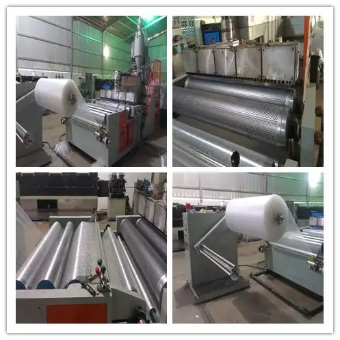 Double Layers Air Bubble Film Making Machine